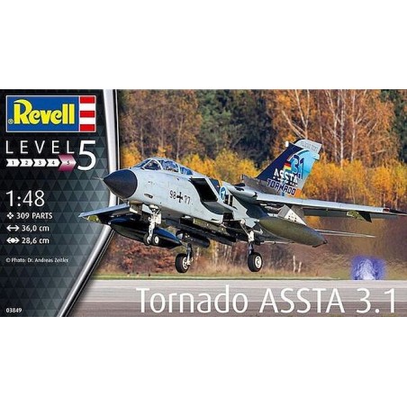 Maqueta de avión Revell 1/48 Tornado ASSTA 3.1 en detalle