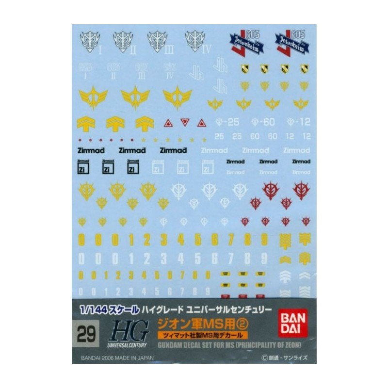 GD-34 1/100 MG Strike Noir Gundam Decals