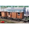 Miniart 1/35 Russian Imperial Railway Covered Wagon