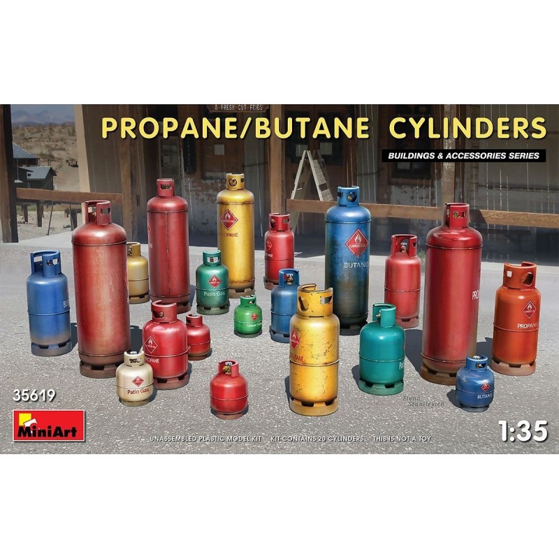 1/35 PROPANE/BUTANE CYLINDERS