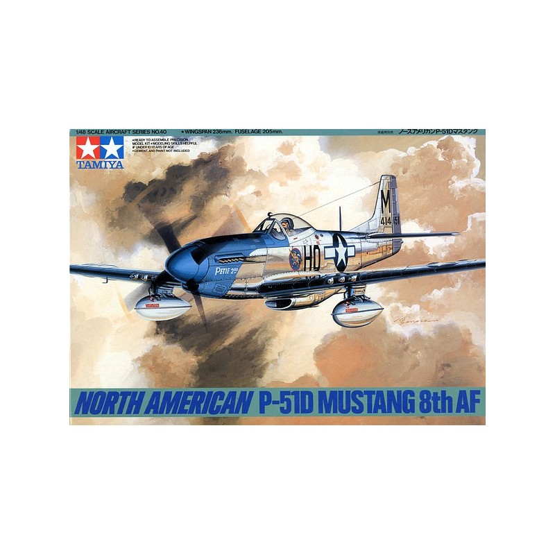 1/48 NORTH AMERICAN P-51D MUSTANG