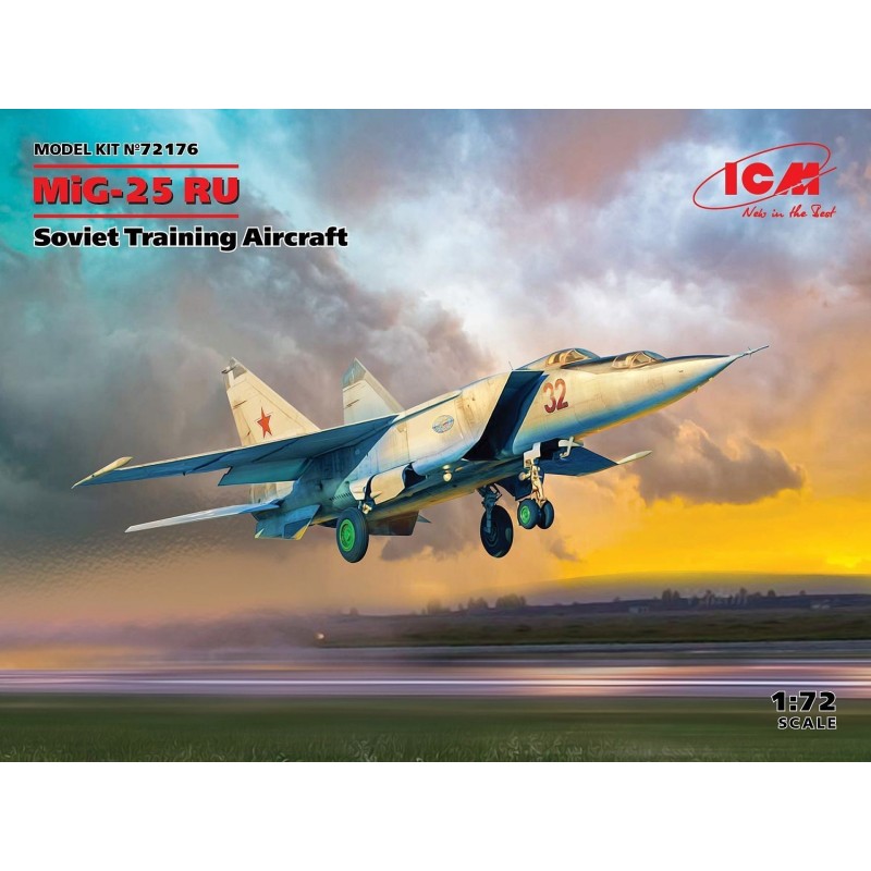 ICM 1/72 MiG-25RU Soviet Training Aircraft model kit