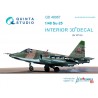 1/48 Quinta studio 1/48 Su-25 3D-Printed & colored Interior on decal paper (for KP kit) 