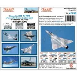 Set de Pinturas French AF Mirage 2000