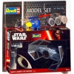 Maqueta del TIE Fighter de Darth Vader a escala 1/121 de Revell