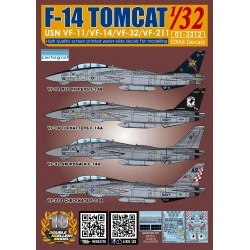 Calca DXM 1/32 F-14 Tomcat USN VF-11/VF-14/VF-32/VF-211