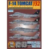 Calca DXM 1/32 F-14 Tomcat USN VF-11/VF-14/VF-32/VF-211