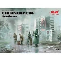 1/35 CHERNOBYL  4 DECONTAMINATION WORKER SET