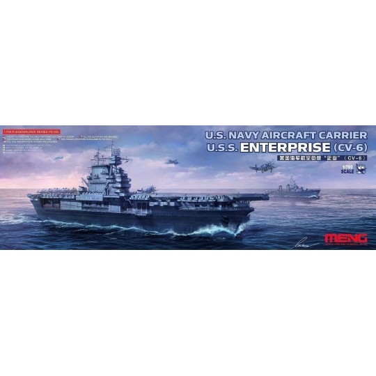 Meng 1/700 US NAVY AIRCRAFT CARRIER ENTERPRISE (CV-6)