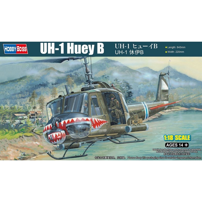 Hobby Boss 1/18 UH-1 HUEY B