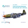 1/48 North-American P-51D Mustang (Early) -Printed & colored  (for Eduard kit) 