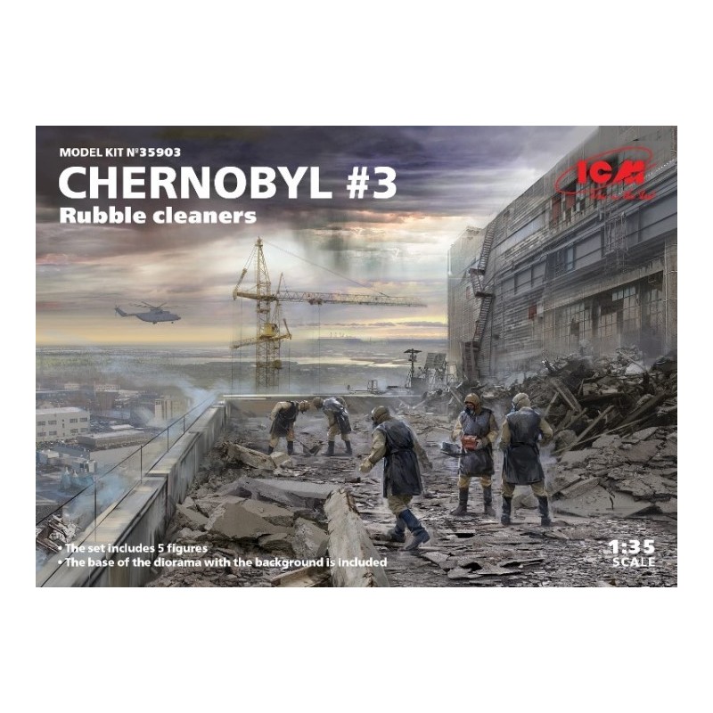 1/35 Chernobyl  3 Rubble Cleaners