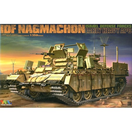 Maqueta del vehículo militar IDF Nagmachon Early Heavy APC en 1/35 de Tiger Model