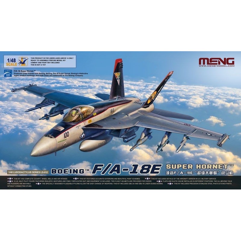 Maqueta de avion Meng 1/48 Boeing F/A-18E Super Hornet