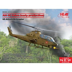 Maqueta de helicóptero AH-1G Cobra Early Production 1/32 de ICM