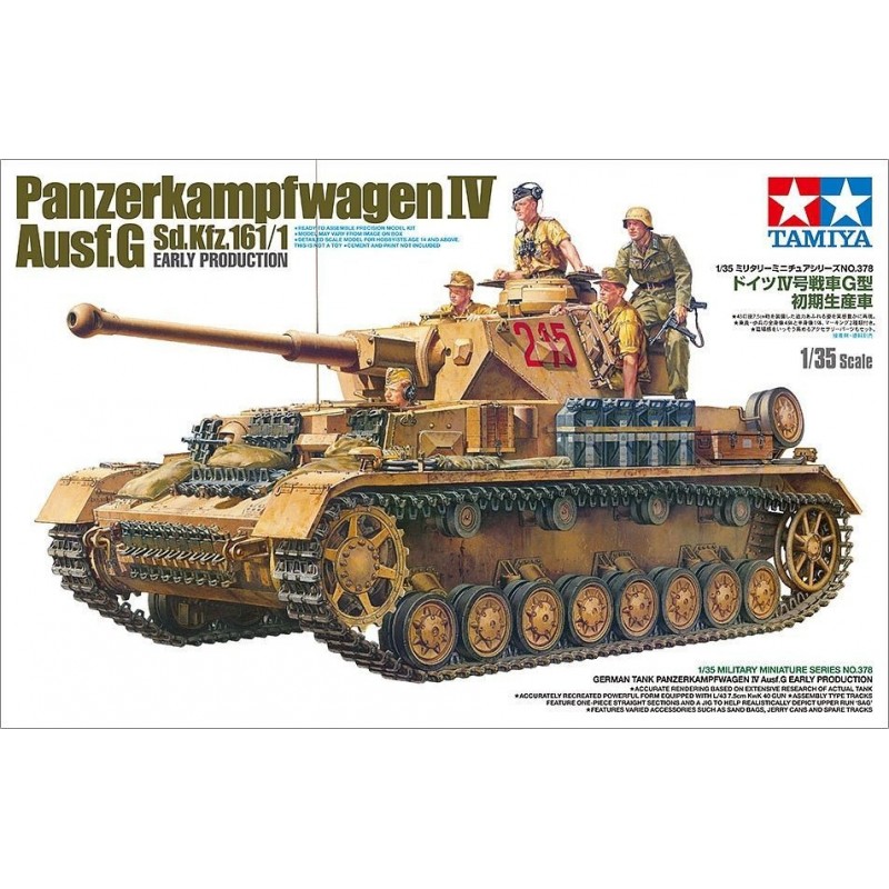 Tamiya 1/35 MM German Tank Panzerkampfwagen IV Ausf.G (Early Production)