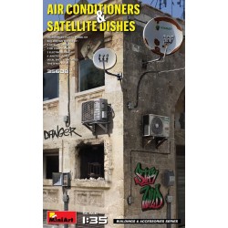 Miniart 1/35 Air Conditioners & Satellite Dishes