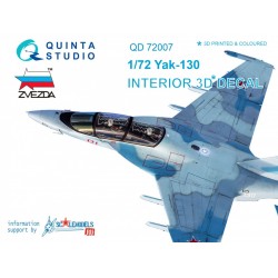 1/72 Yak-130 interior panels  (Zvezda kit) 