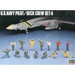 1/48 US NAVY PILOT/DECK CREW SET A