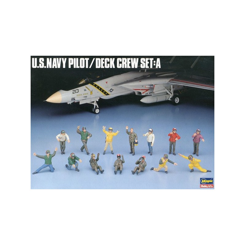 1/48 US NAVY PILOT/DECK CREW SET A