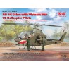 Maqueta del helicóptero AH-1G Cobra con pilotos de la Guerra de Vietnam, escala 1/32, ICM