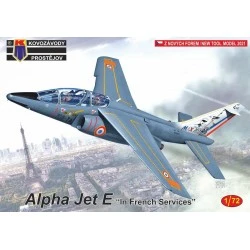 Maqueta de avión 1/72 Alpha Jet E 'In French Services' de Kovozávody Prostějov