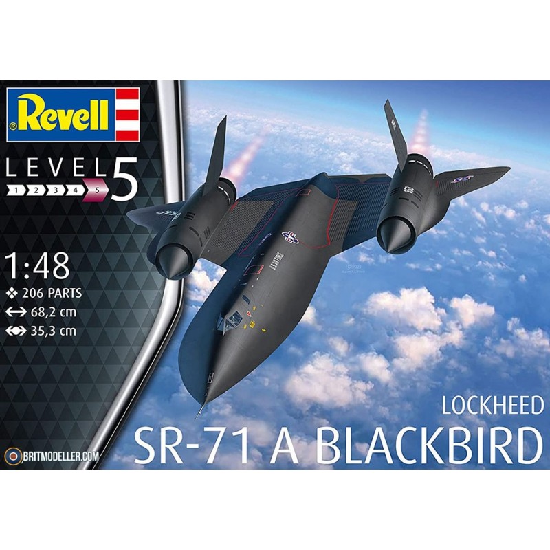 Maqueta de avión Revell 1/48 Lockheed SR-71A Blackbird