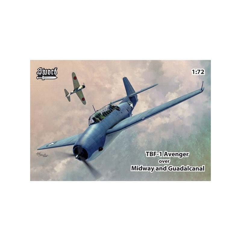 1/72 Grumman TBF-1 Avenger Over Midway & Guadalcanal