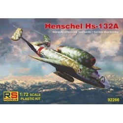 1/72 HENSCHEL HS-132A DIVE BOMBER GERMAN AIR FORCE