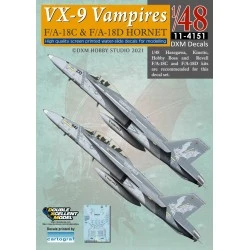 1/48 USN/USMC F/A-18C & F/A-18D Hornet VX-9 Vampires