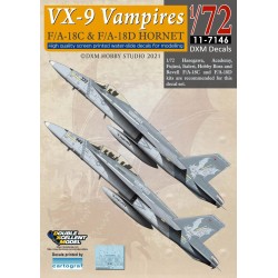 1/72  USN/USMC F/A-18C & F/A-18D Hornet VX-9 Vampires