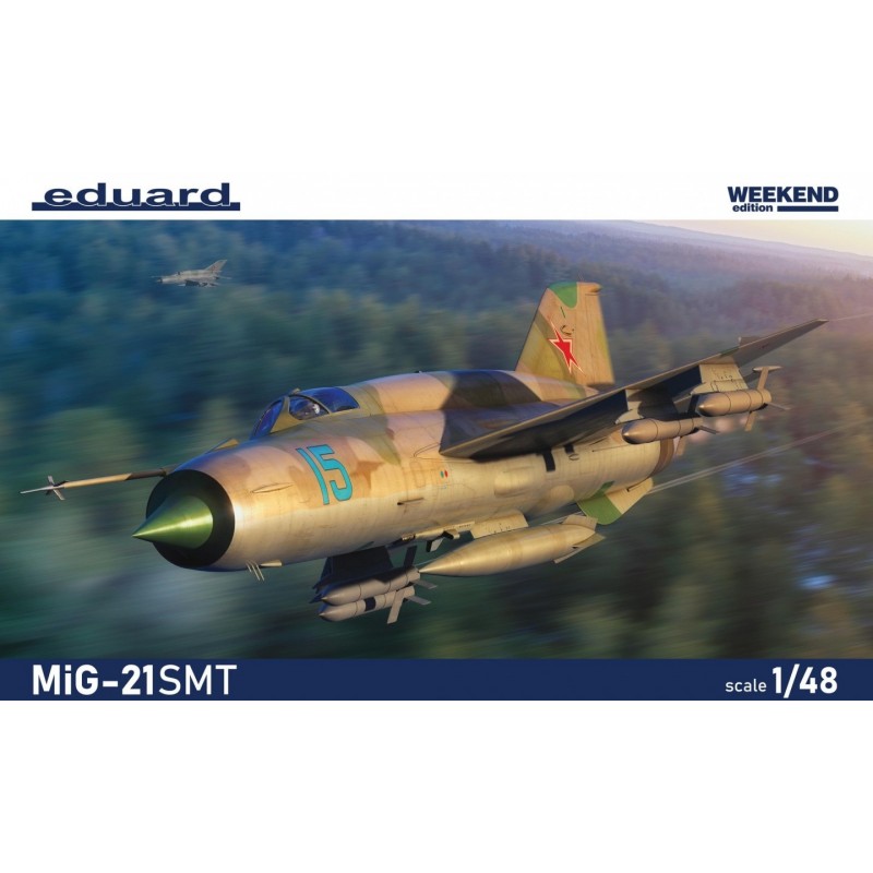 Eduard 1/48 MiG-21SMT Weekend Edition aircraft model kit