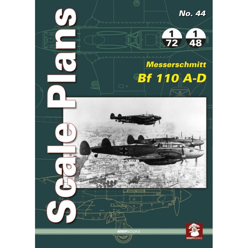 44- Scale plans MESSERSCHMITT BF-110 A-D