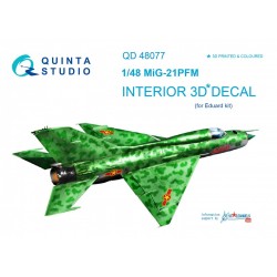 1/48 MiG-21PFM (emerald color panels) (eduard)