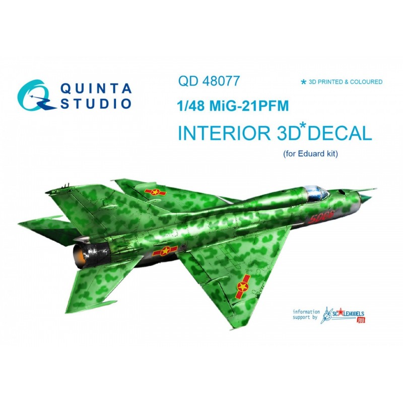 1/48 MiG-21PFM (emerald color panels) (eduard)