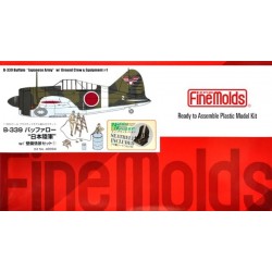 Finemolds 1/48 B-339 Buffalo JGSDF w/Maintenance Scene Set 1 (Mechanics Figure & Nano Aviation Seatbelts + Tamiya Aircraft)