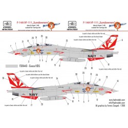 HAD decals 1/48 F-14A VF111 ”Sundowners” - Miss Molly