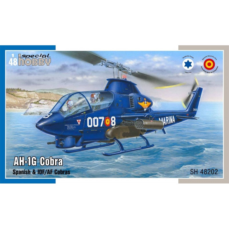 Special Hobby  1/48 Bell AH-1G Cobra Spanish IDF Cobras helicopter model kit