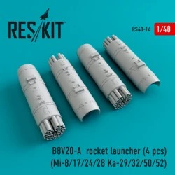 Reskit 1/48 B8V20-A ROCKET LAUNCHER (4PCS) - Robotines