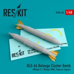 reskit 1/48 BLG-66 BELOUGA CLUSTER BOMB (2 PCS)