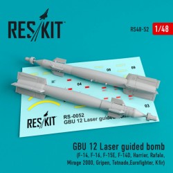 reskit 1/48 GBU-12 Bomb Laser guided bomb (2 pcs)