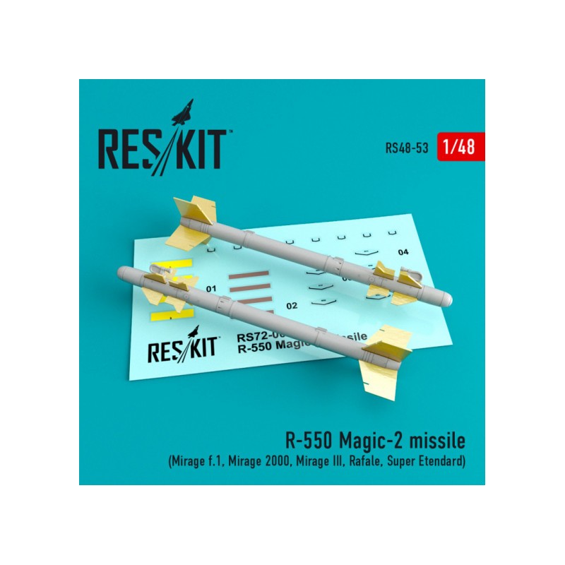 reskit 1/48 R-550 MAGIC-2 MISSILE (4 PCS)