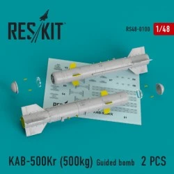 reskit 1/48 KAB-500KR (500KG) GUIDED BOMB (2PCS)