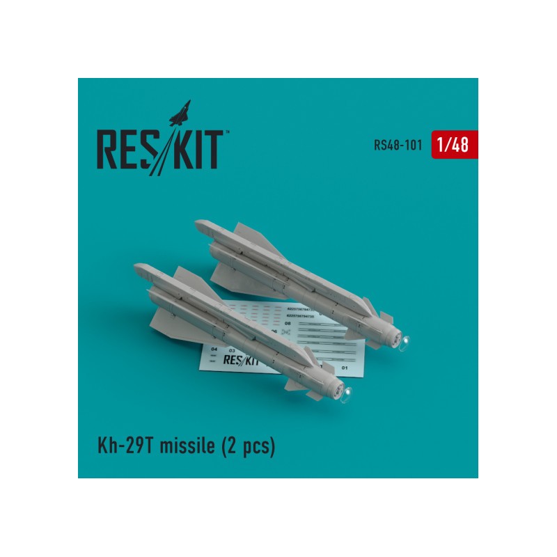 Kit Resina 1/48 KH-29T (AS-14B KEDGE) MISSILE (2PCS)