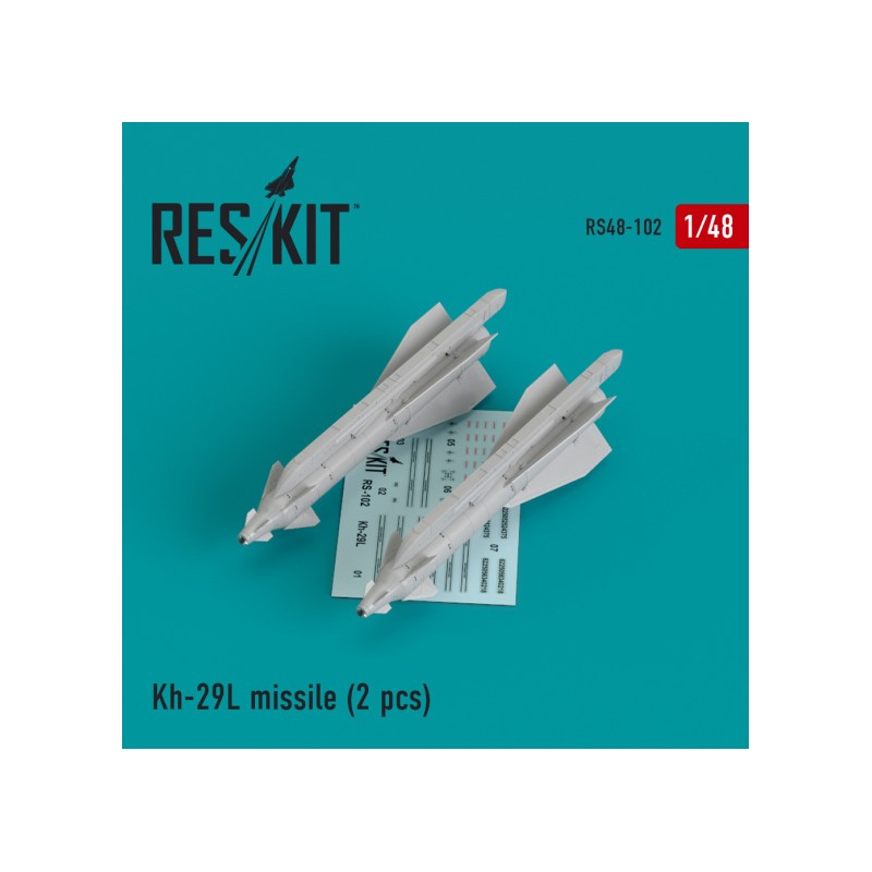 reskit 1/48 KH-29L (AS-14A KEDGE) MISSILE (2PCS)