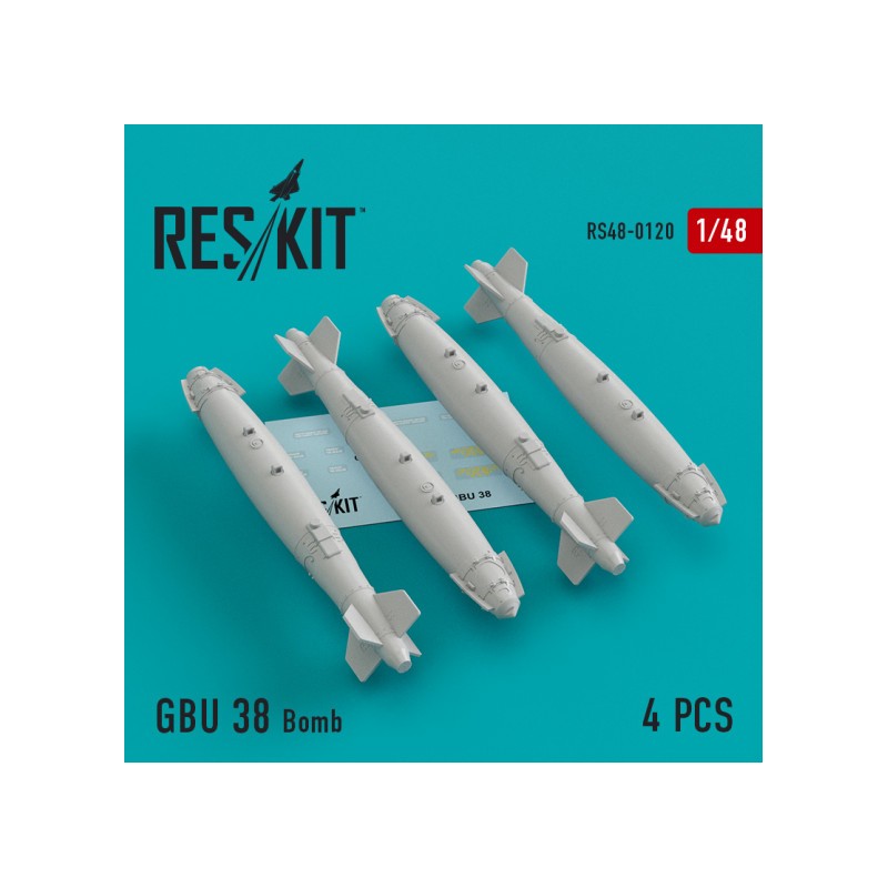 Kit resina 1/48 GBU 38 BOMB (4PCS)