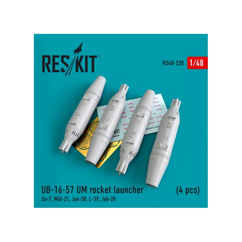 reskit 1/48 UB-16-57 UM ROCKET LAUNCHER (4 PCS)