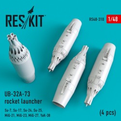 reskit 1/48 UB-32A-73 ROCKET LAUNCHER (4 PCS)