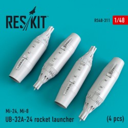 reskit 1/48 UB-32A-24 ROCKET LAUNCHER (4 PCS)