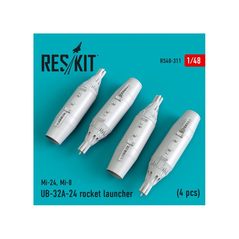 1/48 UB-32A-24 ROCKET LAUNCHER (4 PCS)